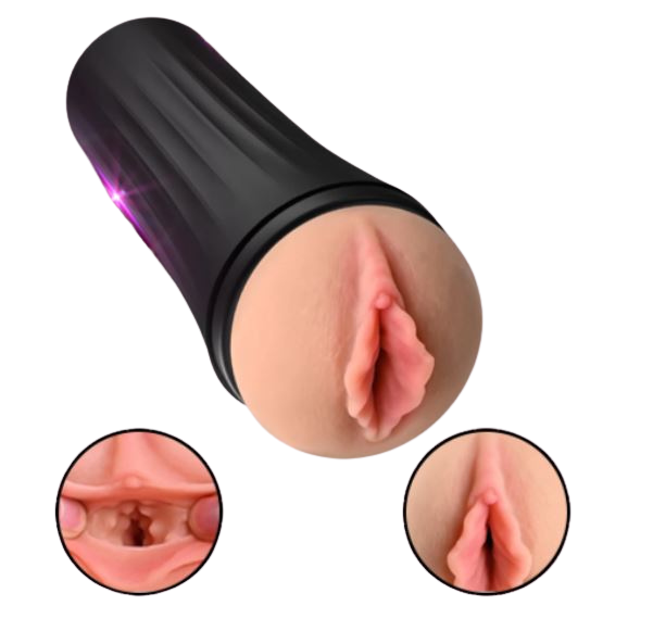 3D Realistic Pussy Male Masturbator – Soft Reusable Pleasure Sleeve