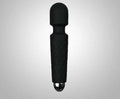 USB Rechargeable Multi Speed G-Spot Magic Wand Vibrator – Waterproof Silicone Personal Massager