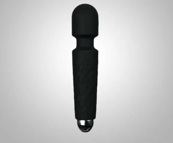 USB Rechargeable Multi Speed G-Spot Magic Wand Vibrator – Waterproof Silicone Personal Massager