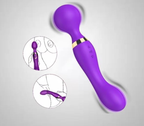 G-Spot Clitoral Multi Vibrating Wand Massager – USB Rechargeable Waterproof Silicone Personal Massager