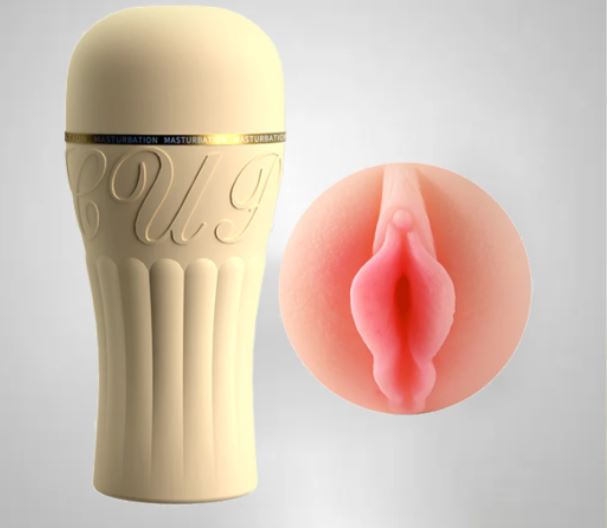 Manual Male Masturbator Cup – Premium Soft Silicone Pocket Stroker for Men | Reusable Adult Wellness Toy