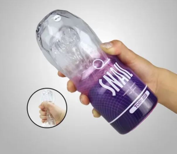 Snail Masturbation Cup – Premium Soft Silicone Male Wellness Cup | Reusable Adult Toy for Men