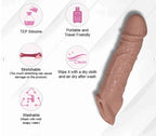 Pleasure X-Tender Penis Sleeve – Premium Soft Silicone Reusable Men's Wellness Sleeve