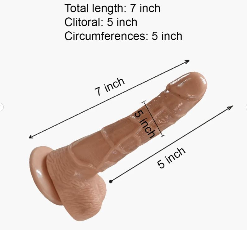 Premium Silicone Dildo – Body-Safe Reusable Personal Wellness Accessory
