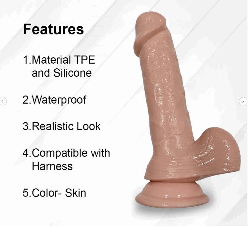 Premium Silicone Dildo – Body-Safe Reusable Personal Wellness Accessory