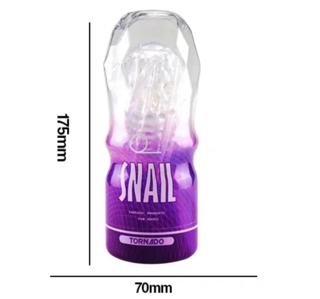 Snail Masturbation Cup – Premium Soft Silicone Male Wellness Cup | Reusable Adult Toy for Men