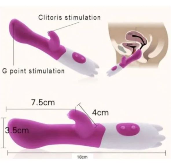 G-Spot Mini Rabbit Vibrator – USB Rechargeable Waterproof Silicone Personal Massager