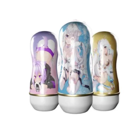 Rainbow Masturbator Cup for Men – Soft Silicone Reusable Male Wellness Cup | Premium Adult Toy
