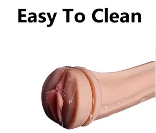 4D Realistic Pussy Male Masturbator – Premium Soft Reusable Sleeve