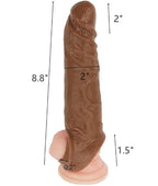 Reusable Silicone Penis Extender Male Condom Sleeve – Premium Soft Silicone Men's Wellness Accessory