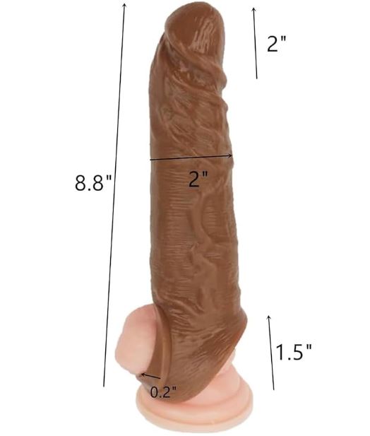 Reusable Silicone Penis Extender Male Condom Sleeve – Premium Soft Silicone Men's Wellness Accessory