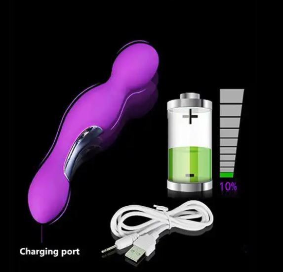 Dual Head Rechargeable Silicone Massager – Clitoral & Body Massager with Ergonomic Design | Premium Personal Wellness Device