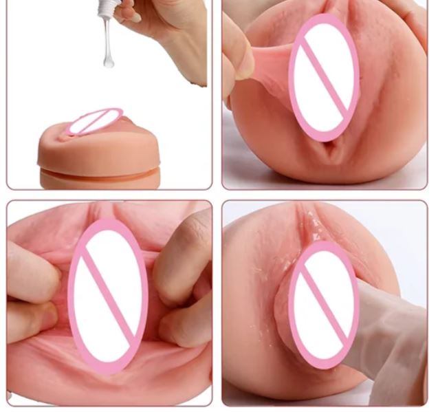 Male Masturbator Realistic Pussy – Premium Soft Silicone Pocket Stroker for Men | Discreet Adult Toy