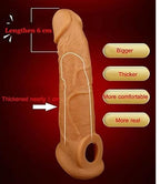 Reusable Silicone Penis Extender Male Condom Sleeve – Premium Soft Silicone Men's Wellness Accessory