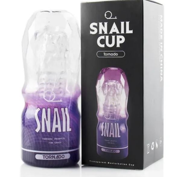 Snail Masturbation Cup – Premium Soft Silicone Male Wellness Cup | Reusable Adult Toy for Men