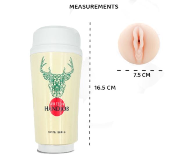 Airtech Handjob Masturbation Cup for Men – Premium Soft Reusable Cup